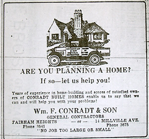 Conradt & Son Advertisement