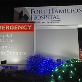 Lights of Love, Ft. Hamilton Hospital. (Photo by Dave Duricy)